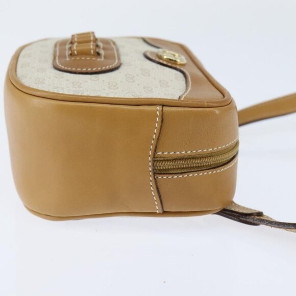 GUCCI Micro GG Supreme Shoulder Bag PVC Beige Gold - Picture 4 of 16